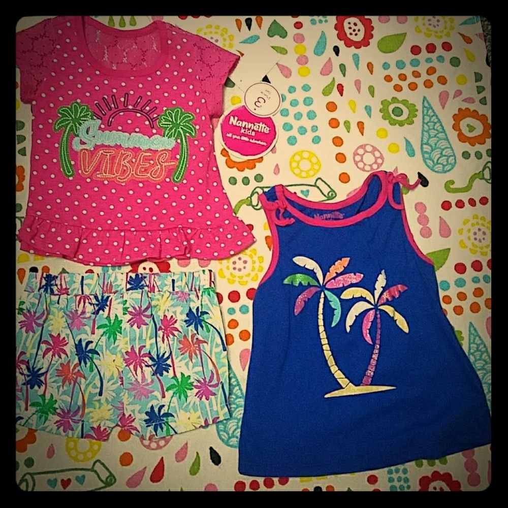 NWT LITTLE GIRLS SET